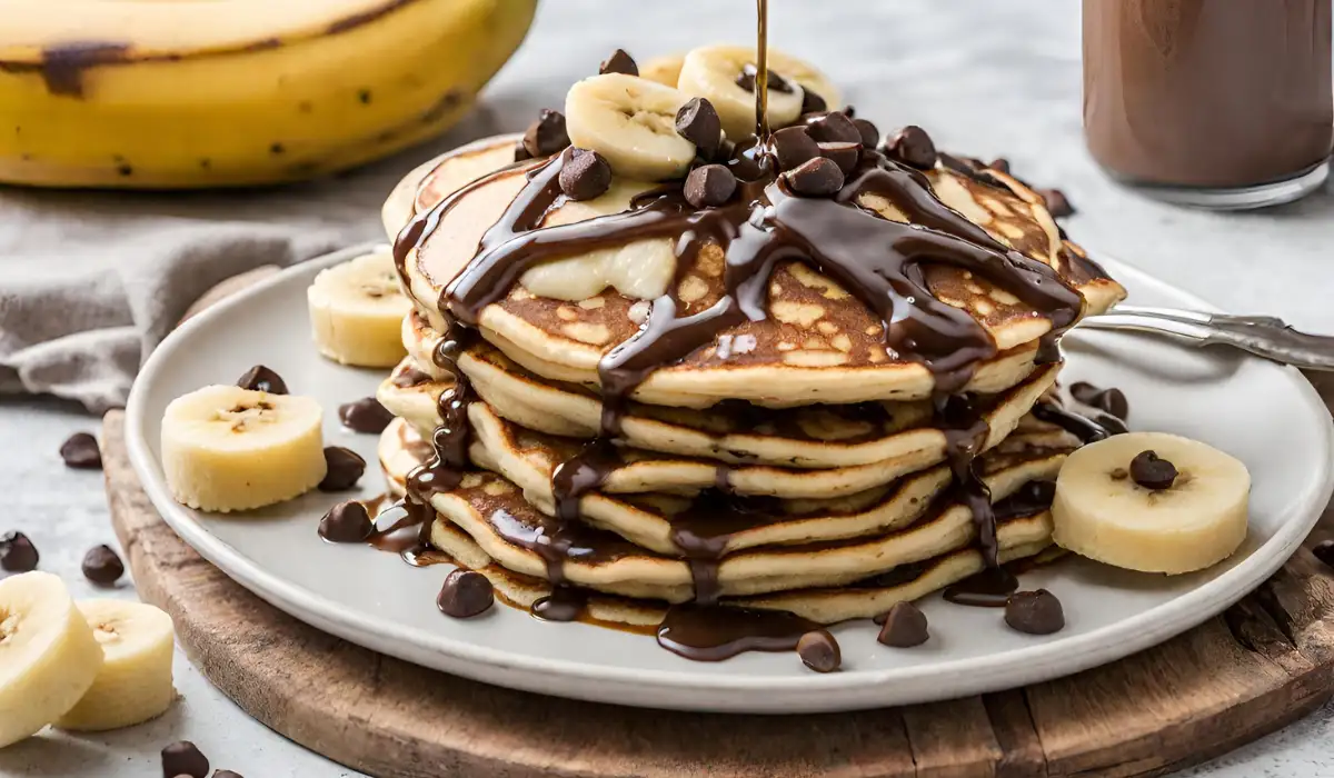 Banana Chocolate Chip Pancake Recipe