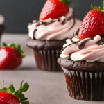 Chocolate Strawberry Cupcakes