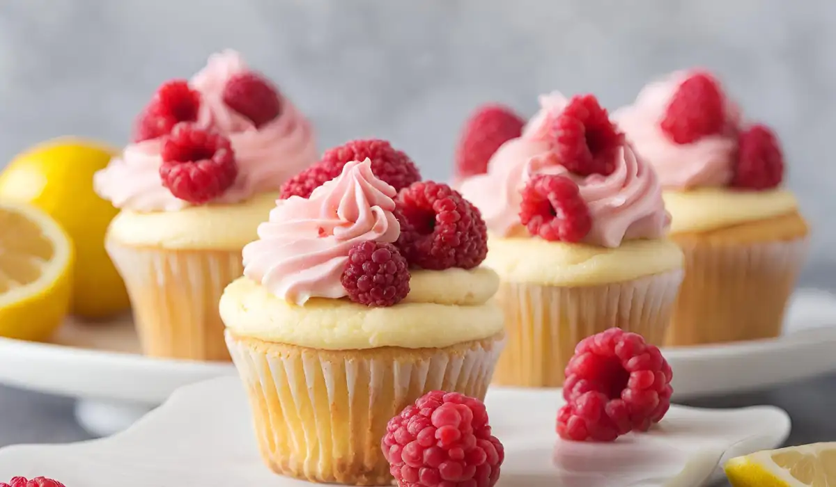 Lemon Raspberry Cupcakes