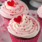 Pink Velvet Cupcakes