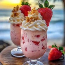 Strawberry Piña Colada with Malibu-Inspired Frosting Recipe