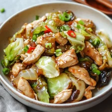 Chinese Chicken Cabbage Stir-Fry Recipe