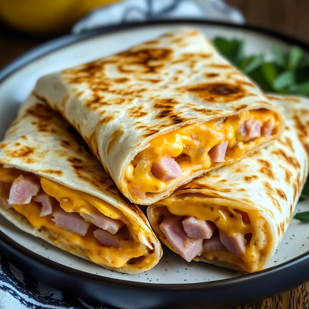 Step-by-step rolling of the tortilla wrap before air frying.