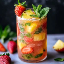 Strawberry Pineapple Mojito Recipe