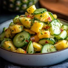 The BEST Pineapple Cucumber Salad Recipe