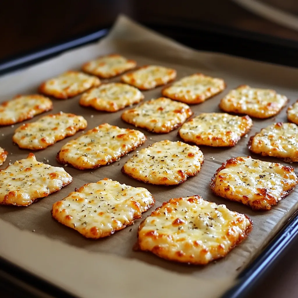 Low-carb cheese bread rounds baked to golden crisp perfection