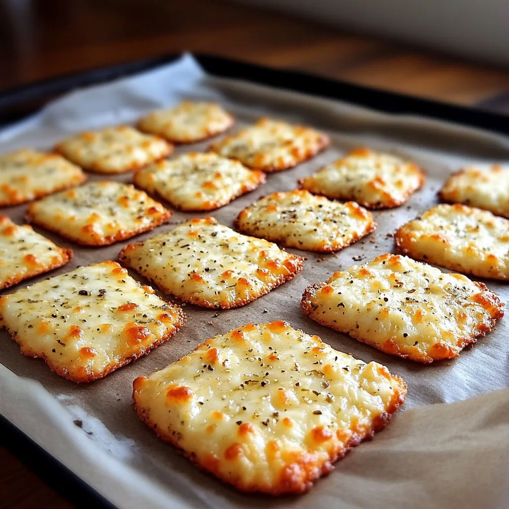 Low-carb cheese bread rounds baked to golden crisp perfection