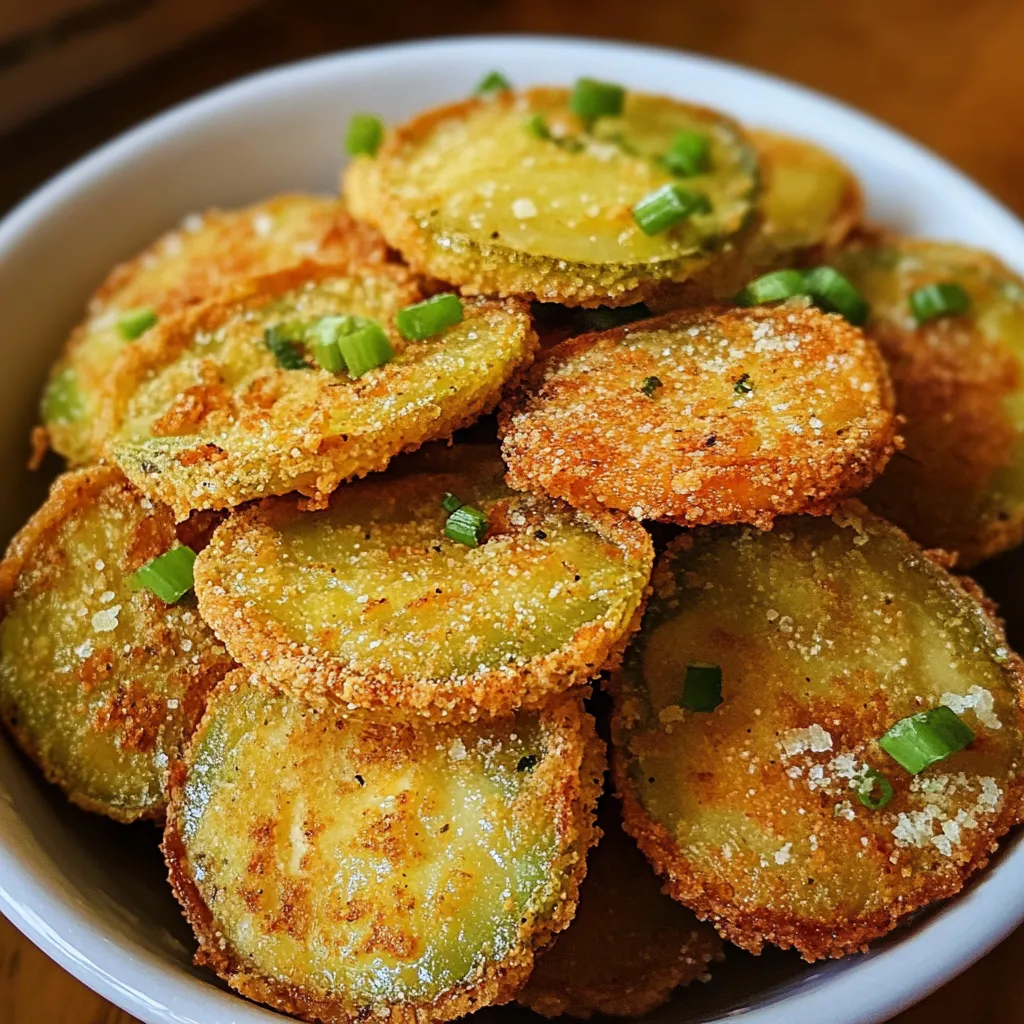 Crispy fried green tomatoes served on a plate with dipping sauce