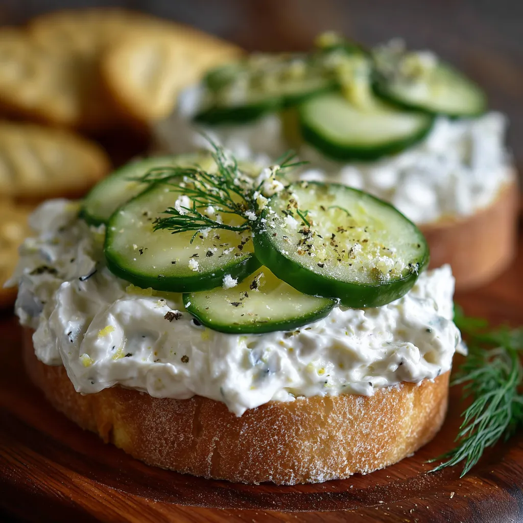Bowl of tangy dill pickle cream cheese spread with crackers and sliced veggies