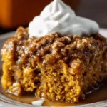 Pumpkin Oatmeal Dump Cake