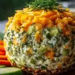 Tangy Dill Pickle & Cheddar Cheese Ball