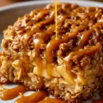 Caramel Apple Oatmeal Bake