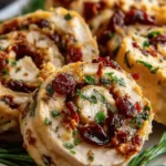 Easy Chicken Cranberry Pinwheels