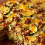 Zucchini Hamburger Casserole