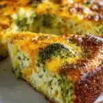 Crustless Broccoli Cheddar Quiche
