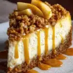 Apple Crisp Cheesecake