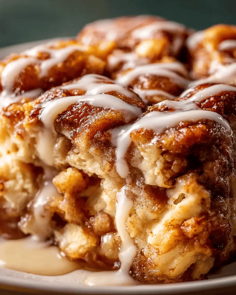 Apple Pie Cinnamon Roll Casserole