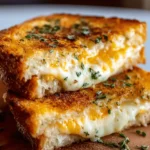 Garlic Bread Grilled Cheese