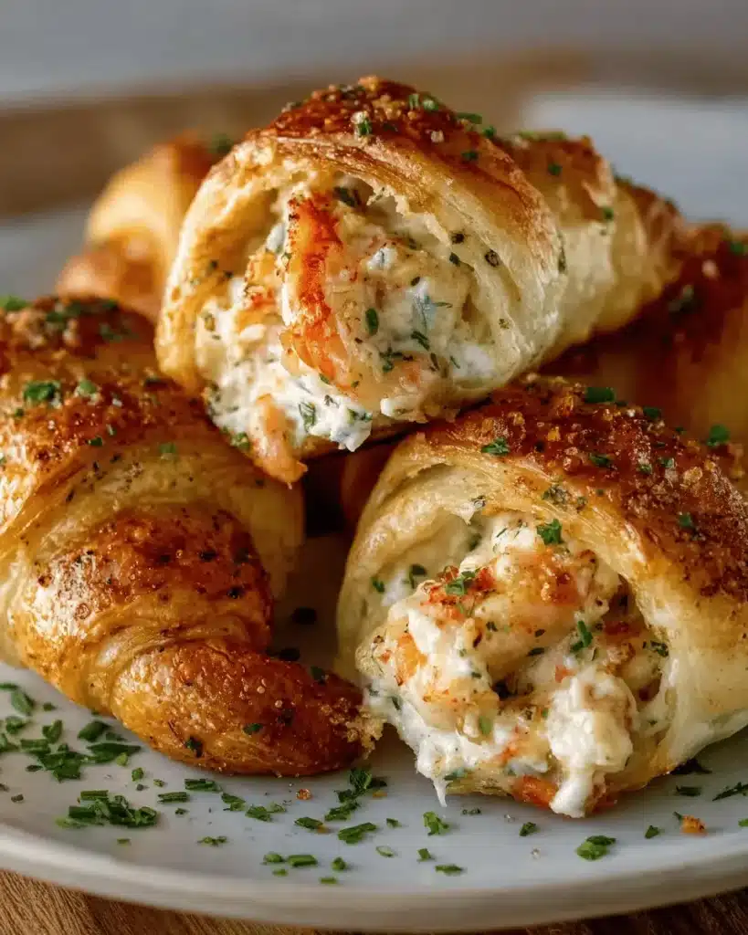 Shrimp & Crab Stuffed Crescent Bombs