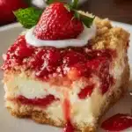 Strawberry Cheesecake Dump Cake