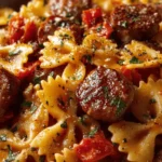 Italian Sausage with Bow Tie Pasta