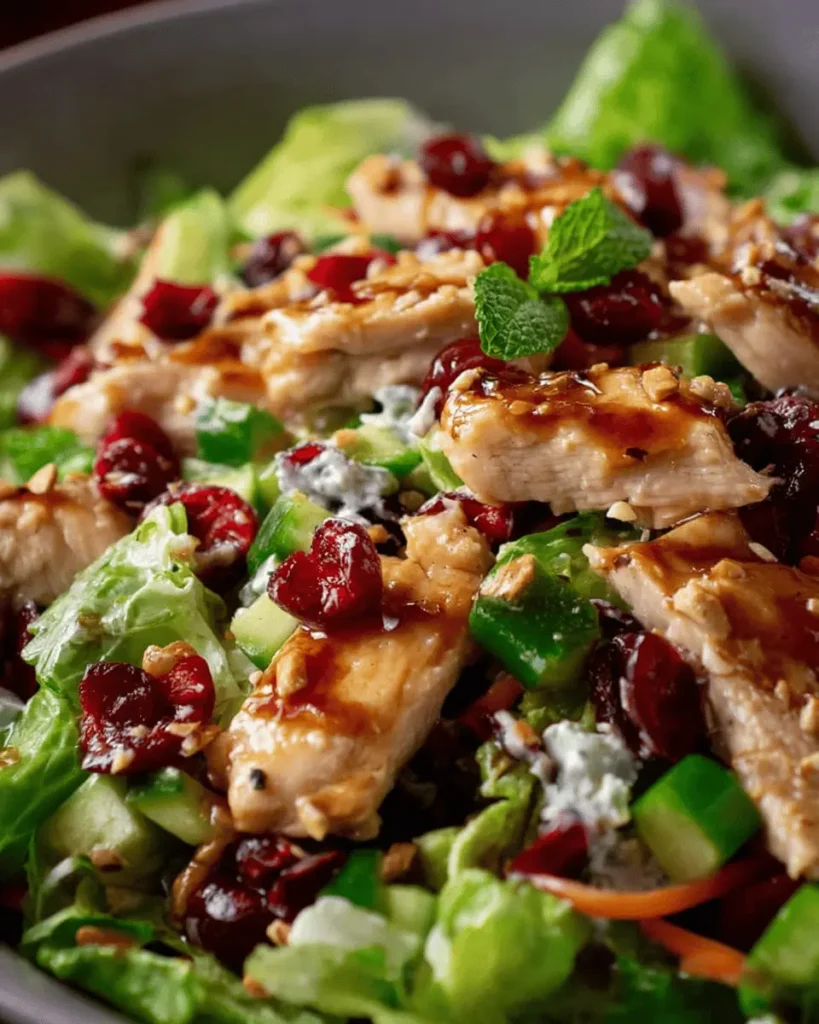 Asian Chicken Cranberry Salad