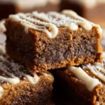 Gingerbread Cookie Bars