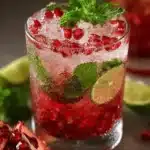 Winter Pomegranate Mojito