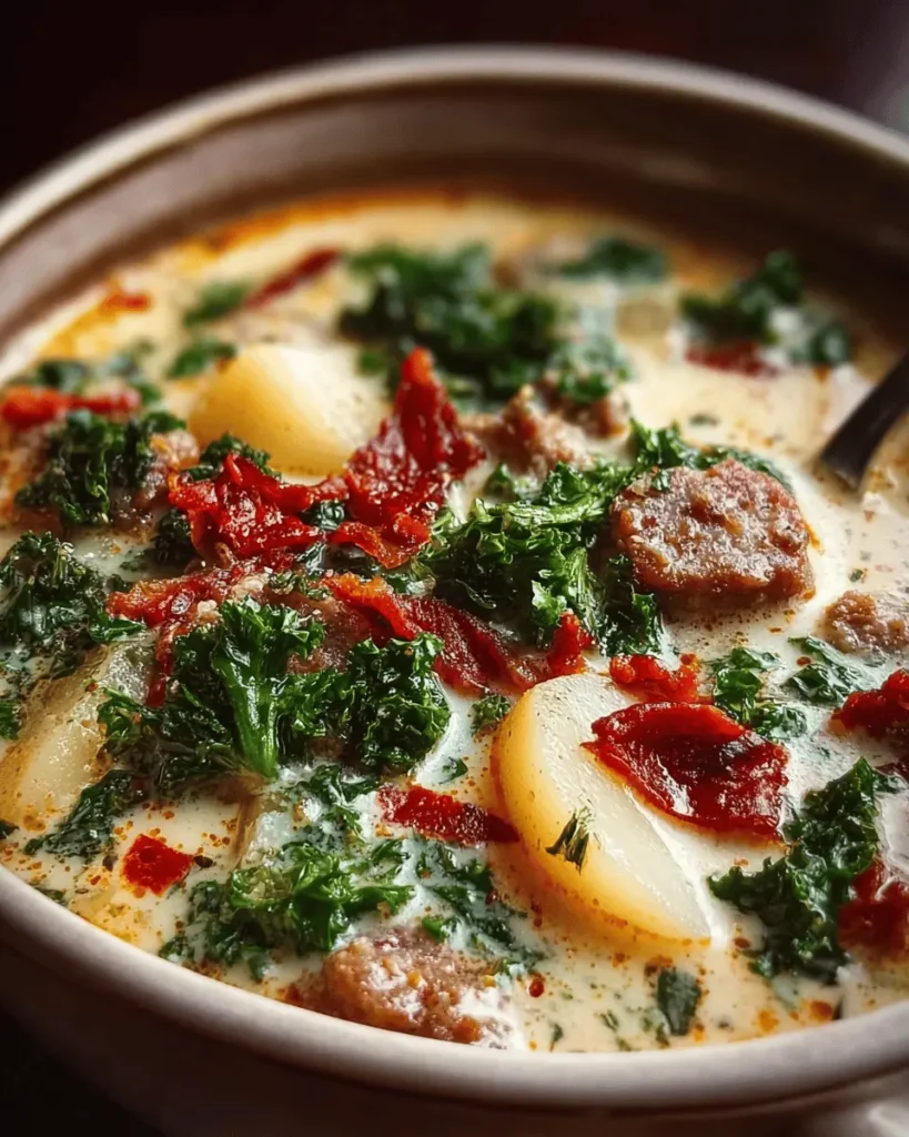 Hearty Crockpot Zuppa Toscana