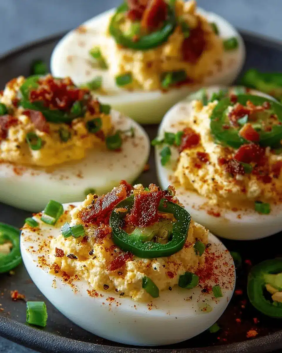 Jalapeño Popper Deviled Eggs