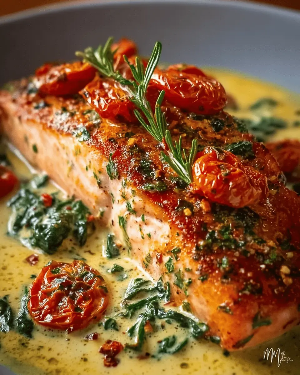 Creamy Tuscan “Marry Me” Salmon
