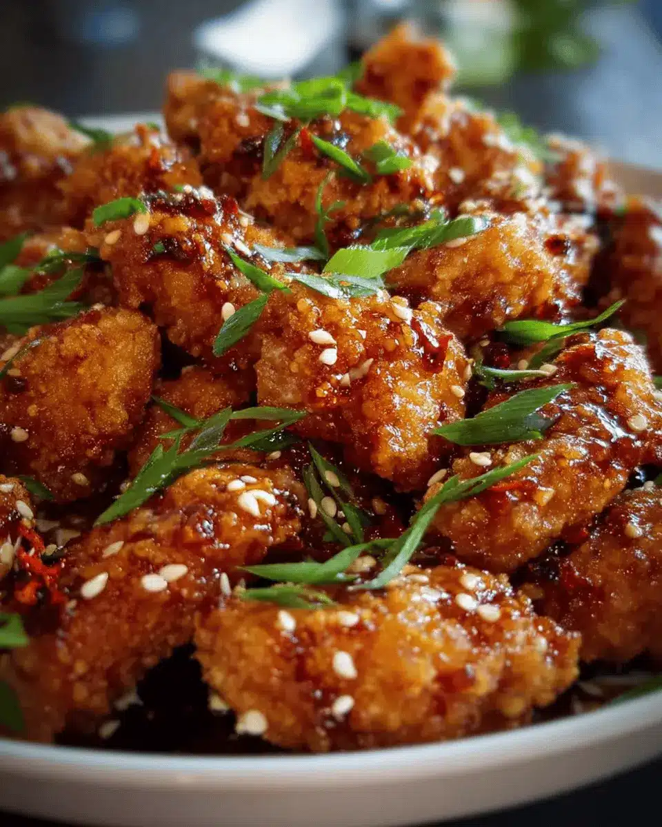 Asian-Style Crispy Garlic Chicken