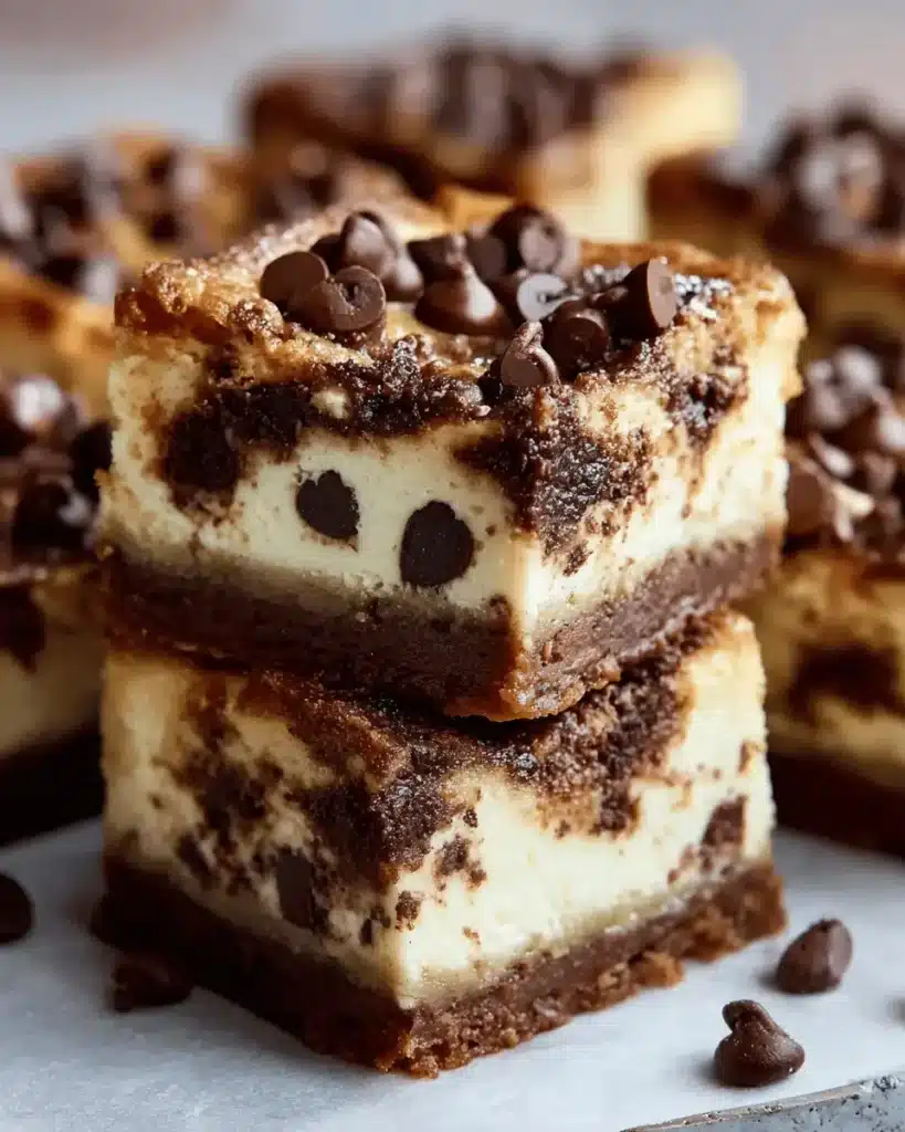 Chocolate Chip Cheesecake Bars