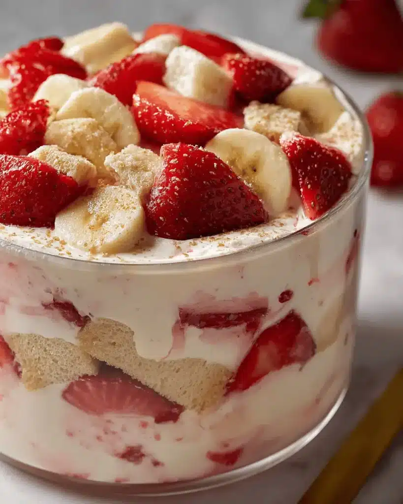 Strawberry Banana Pudding