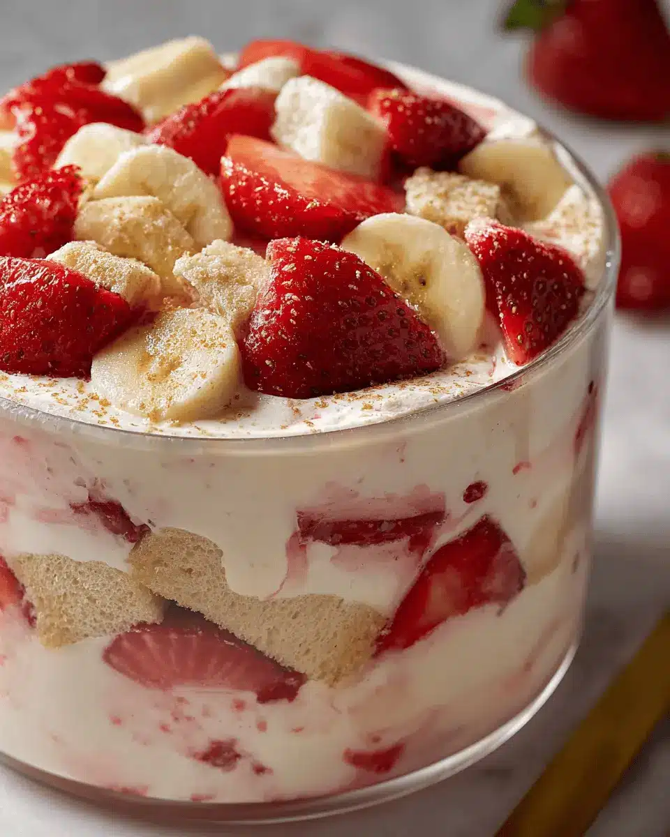 Strawberry Banana Pudding