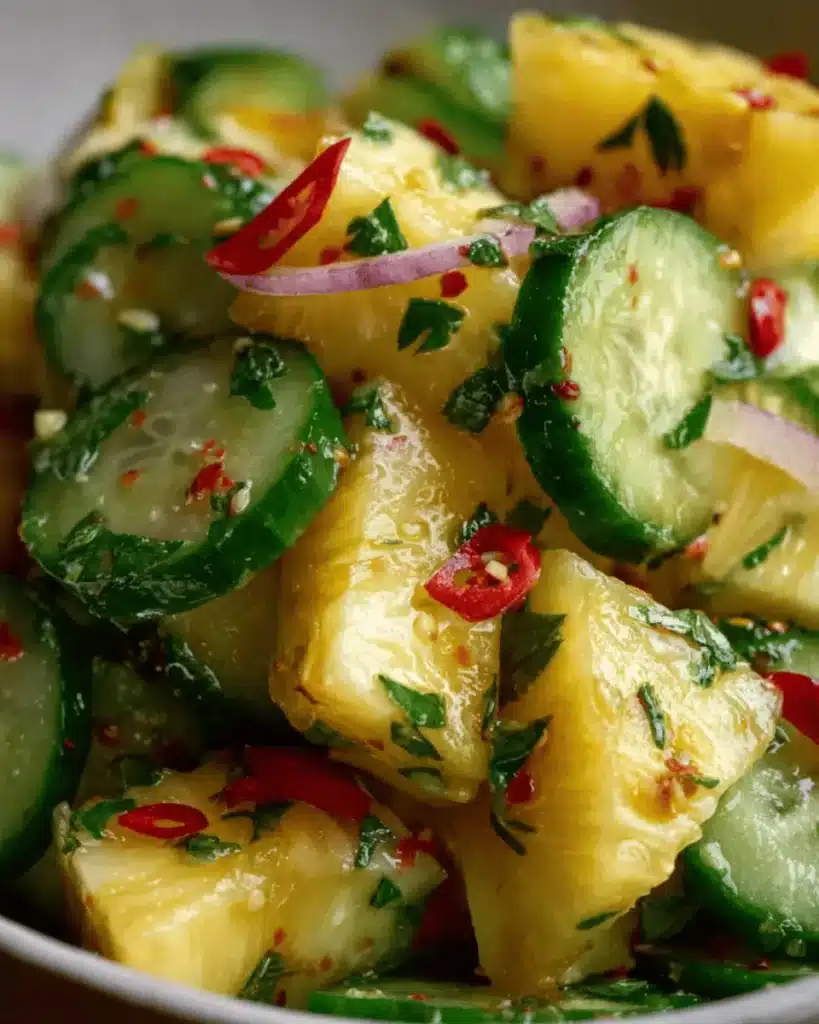 Pineapple Cucumber Salad