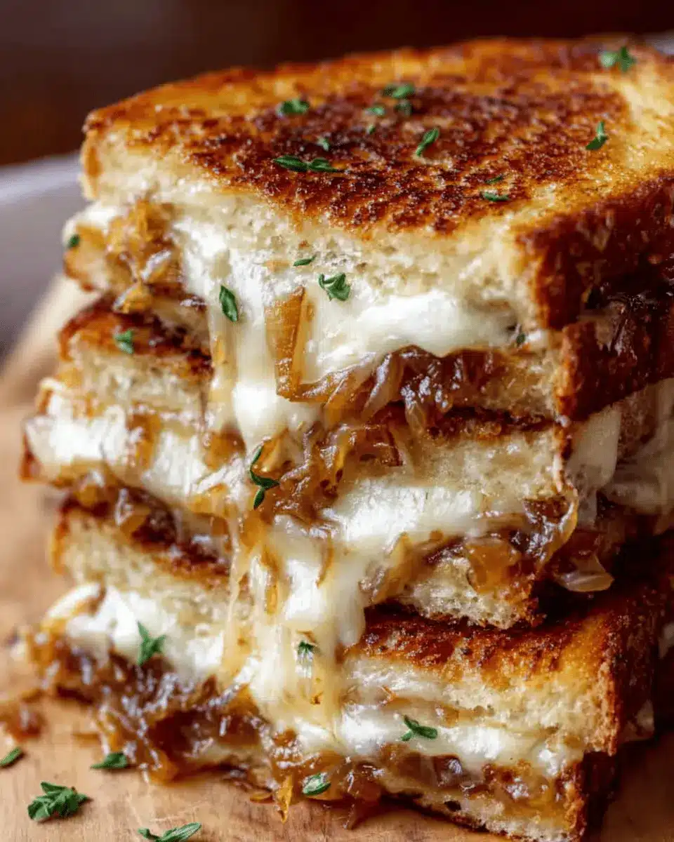 French Onion Grilled Cheese