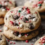 Winter Wonderland Chocolate Chip Christmas Cookies
