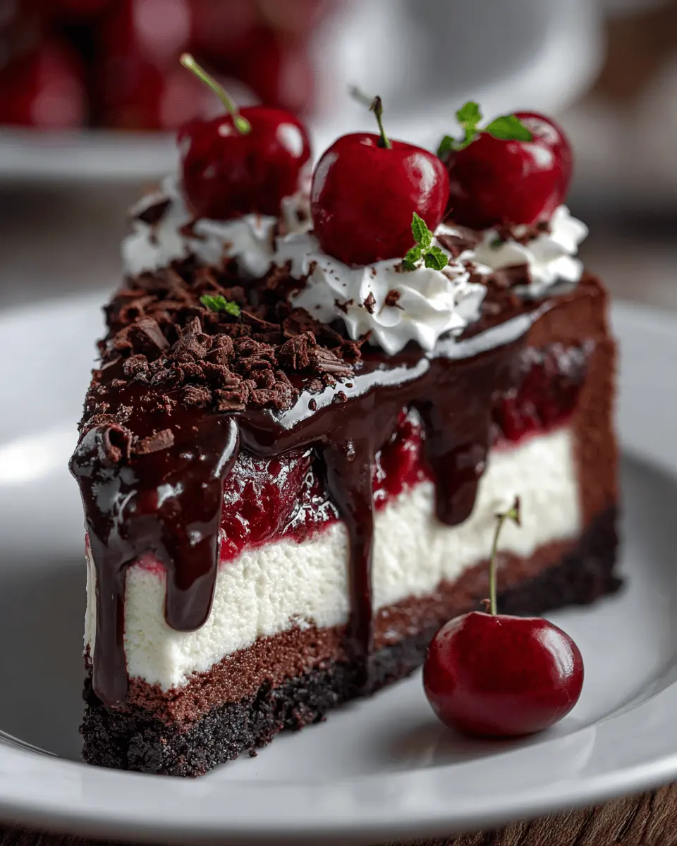 Black Forest Cheesecake