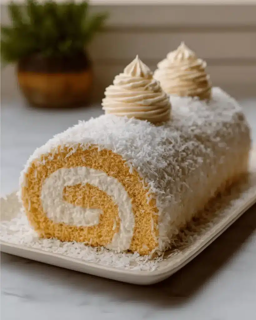 Coconut Cake Roll