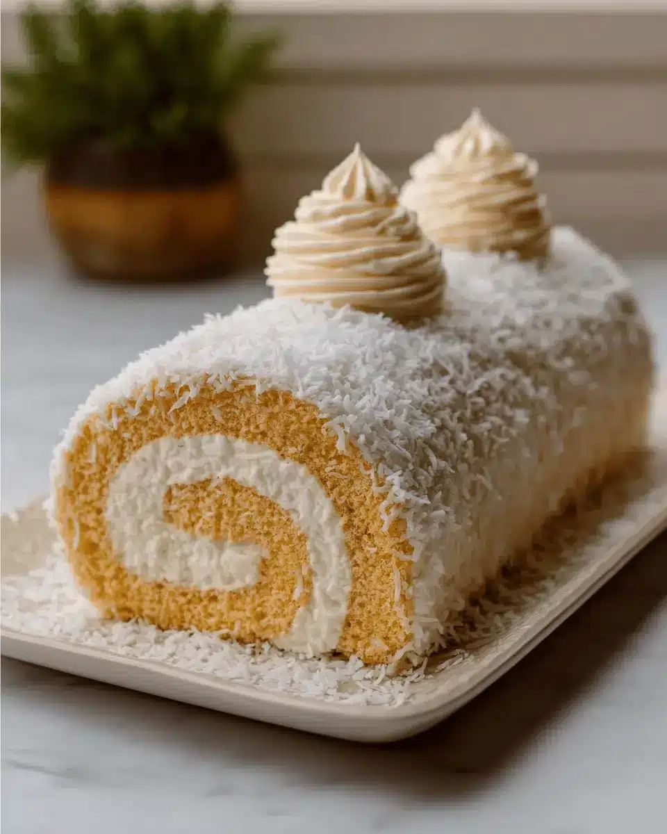 Coconut Cake Roll