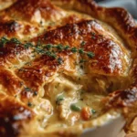 Golden Chicken Pot Pie with Buttery Crust