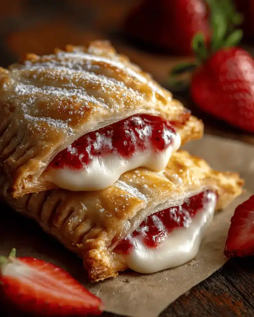Strawberry or Cherry Cheesecake Hand Pies