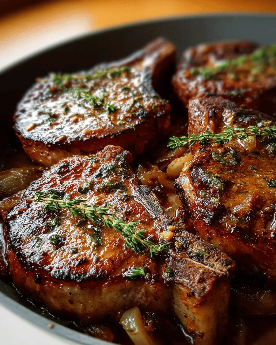 Smother-Style Beef Chops