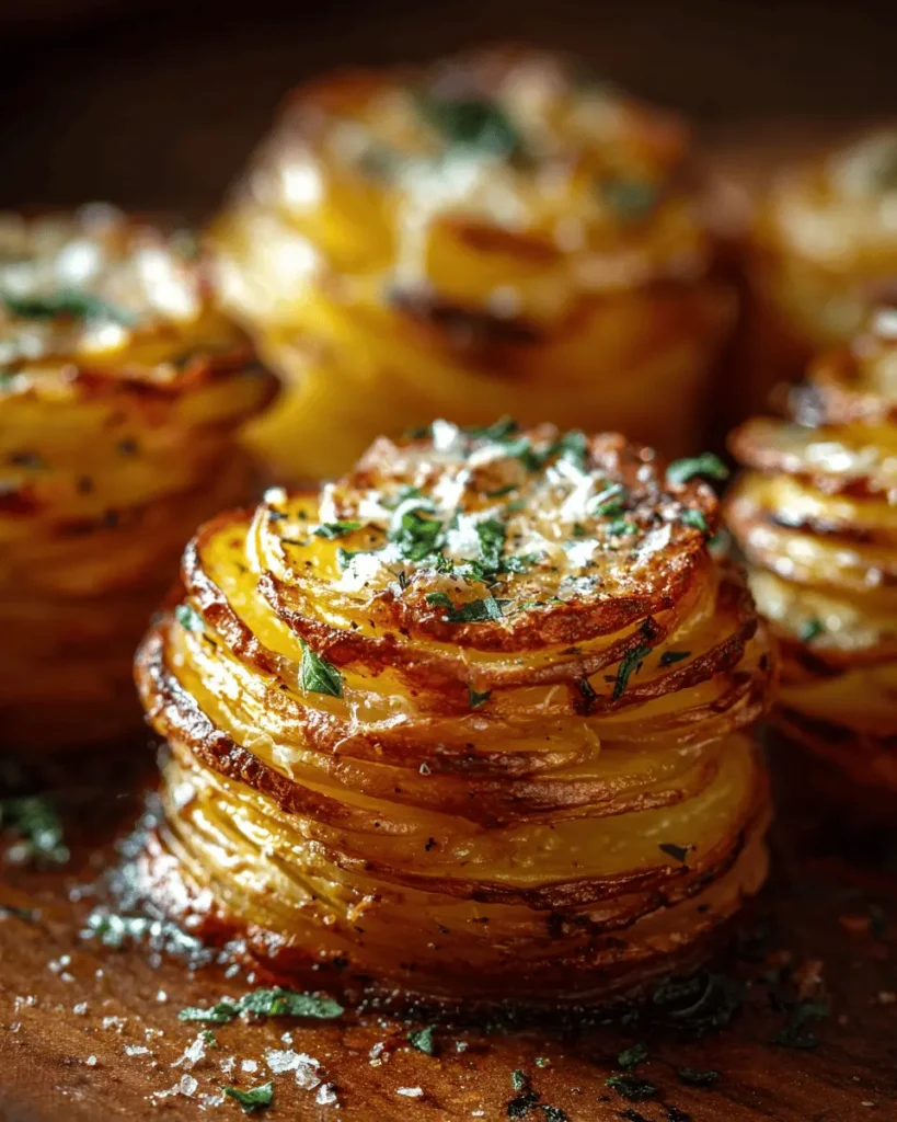Elegant Roasted Potato Stacks