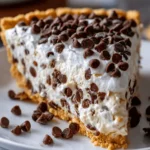 No-Bake Cannoli Pie with Chocolate Chips