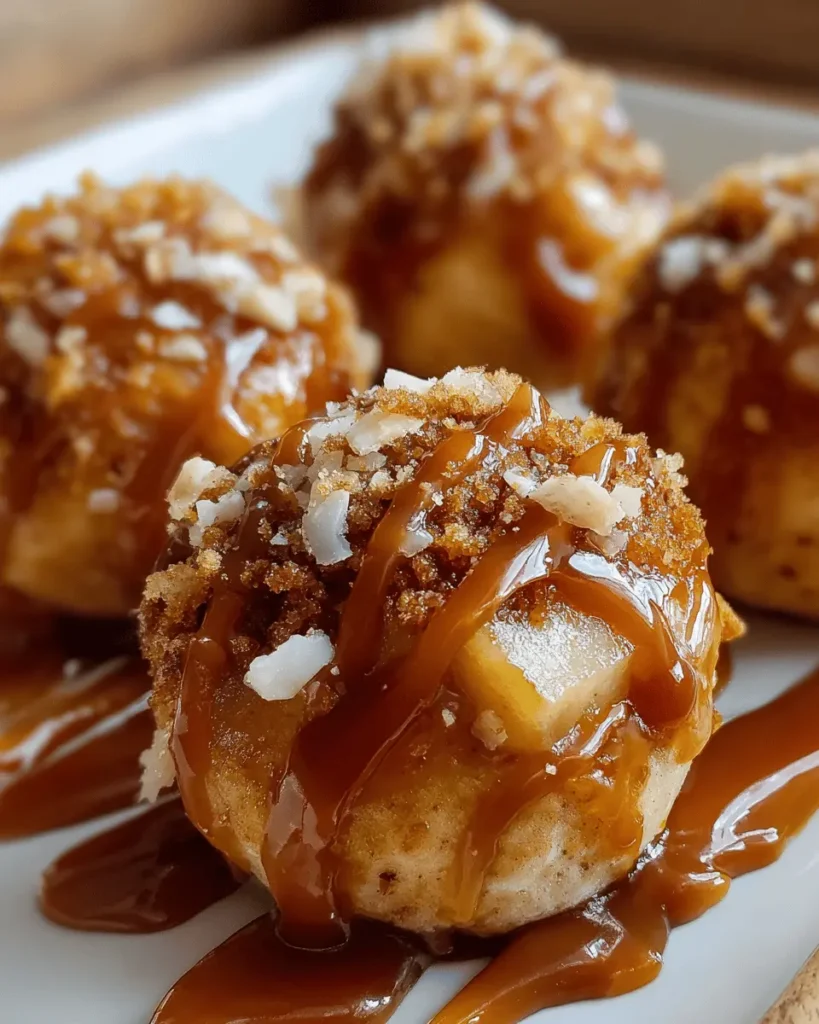 Apple Caramel Bombs
