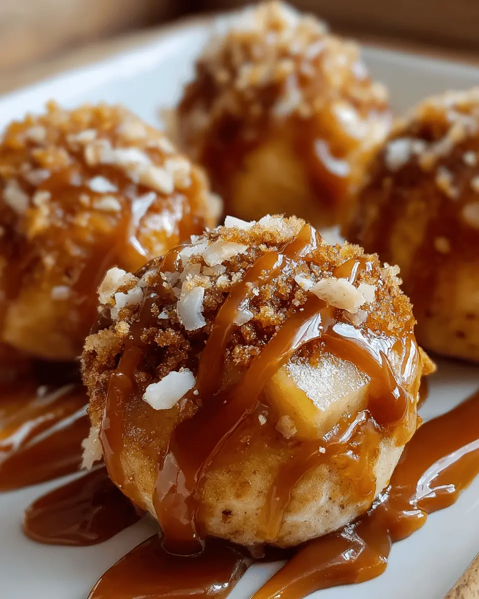 Apple Caramel Bombs