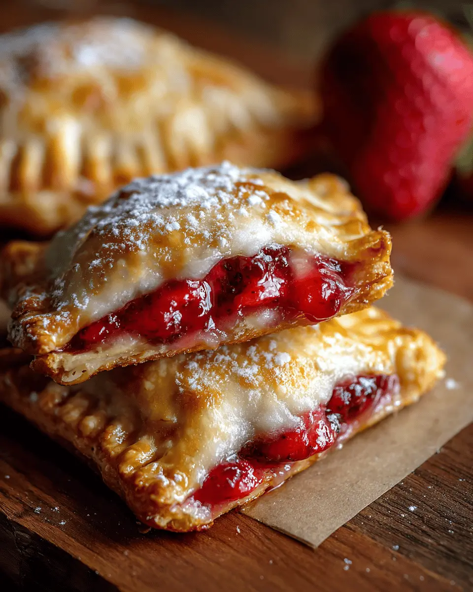 Strawberry or Cherry Cheesecake Hand Pies