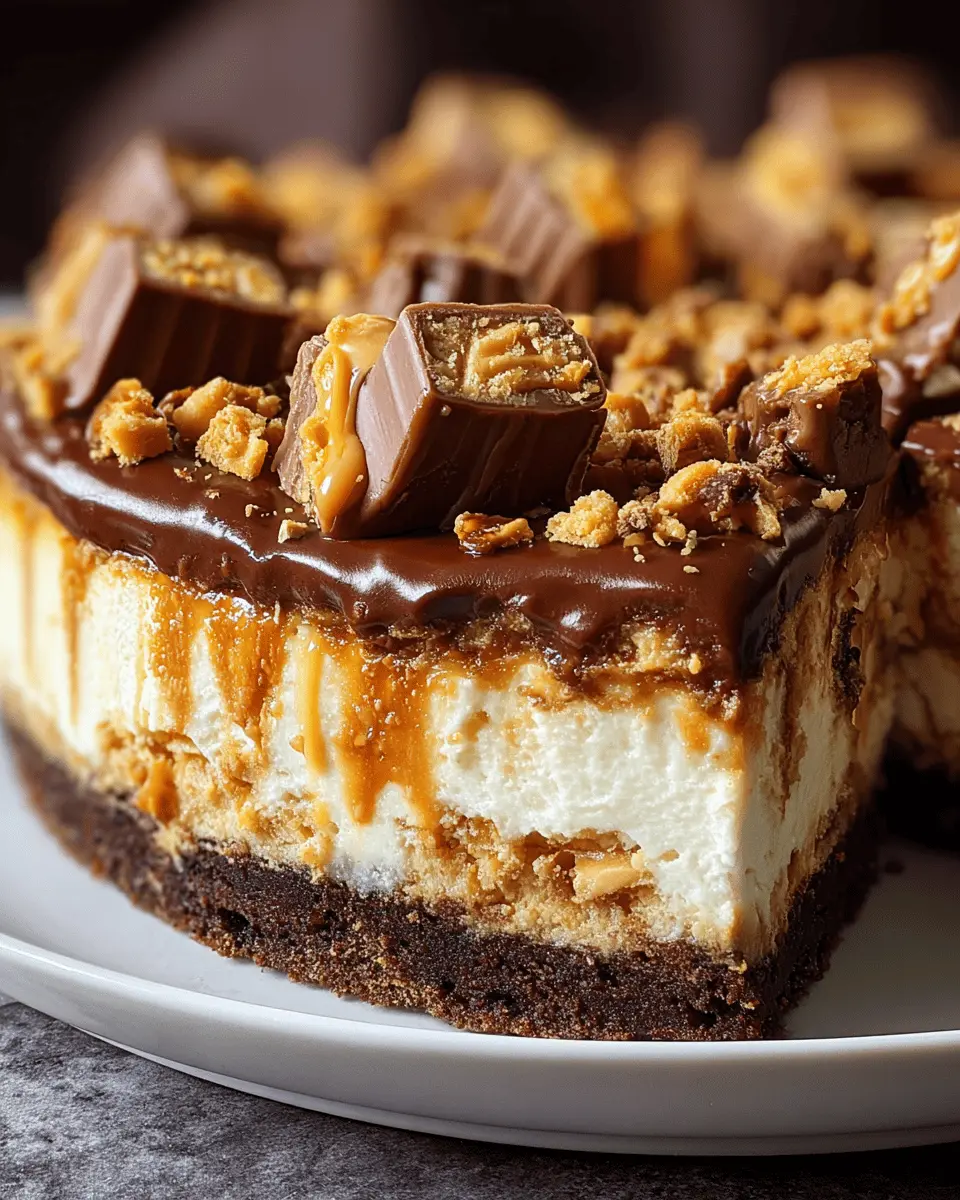 Reese’s Butterfinger Cheesecake